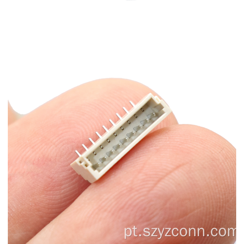 Conector de cabeçalho de pino wafer branco SMT 9P